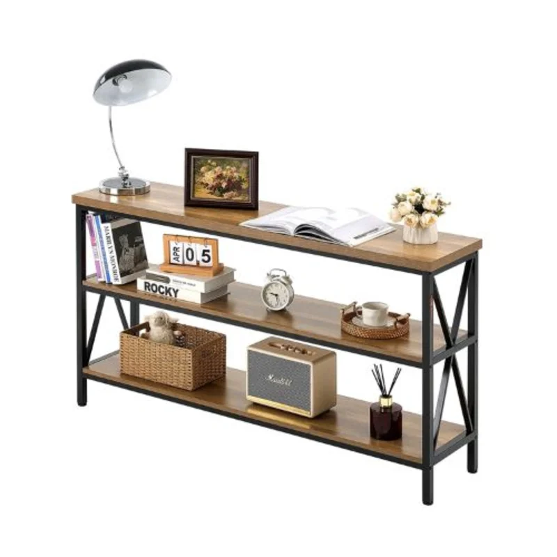 55.1" Behind Couch Narrow Sofa Table