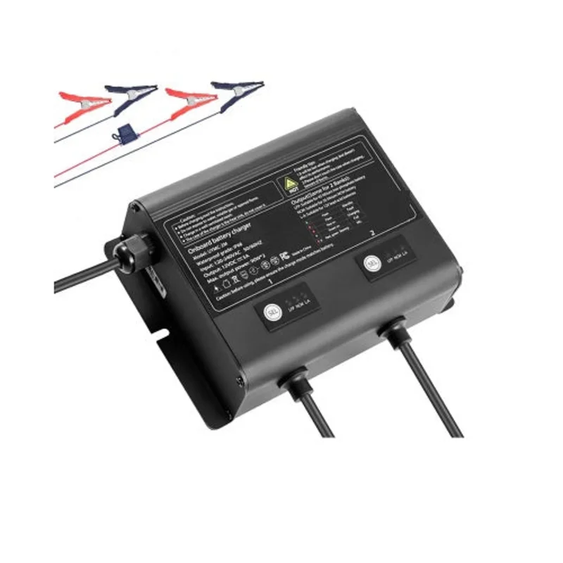 5A 12V Onboard Boat Charger IP68 Waterproof Smart On-Board Battery Charger