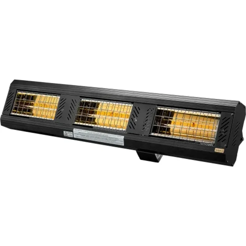 6.0kw 208-240V Low Glare Black Infrared Heater Wall and Mount SICR60240B