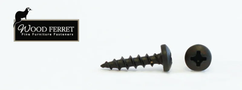 6-13X5/8 WoodFerret Phillips Pan Head Black Screw