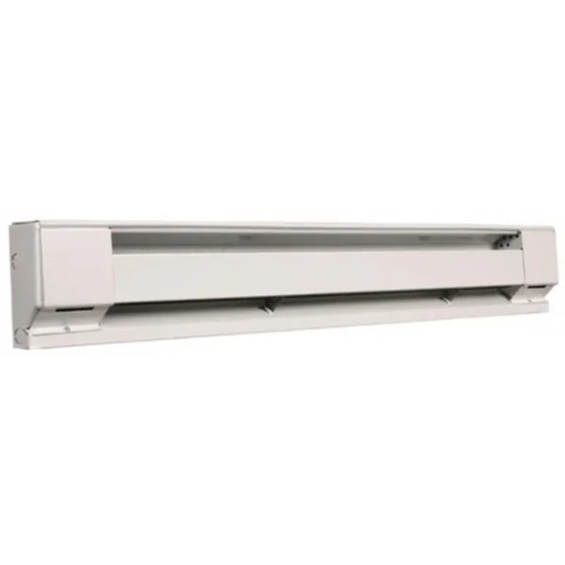 6-3/4 Inch 1880 to 2500 Watts Baseboard Heater Sheathed Steel Navajo White 25408W