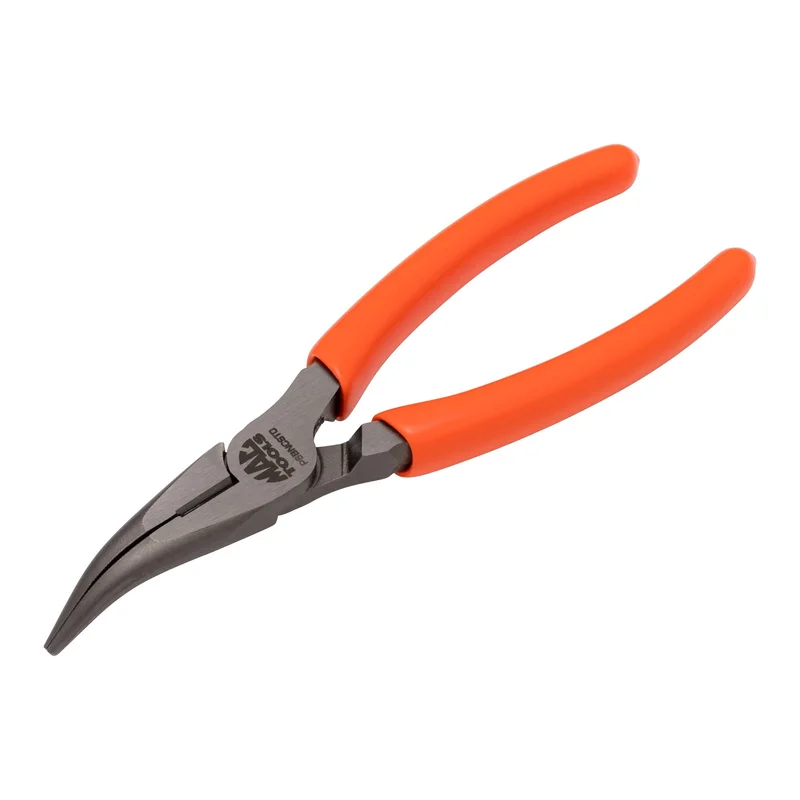 6 Bent Long-Nose C.S.T. Pliers With Cutter HI-VIZ Orange