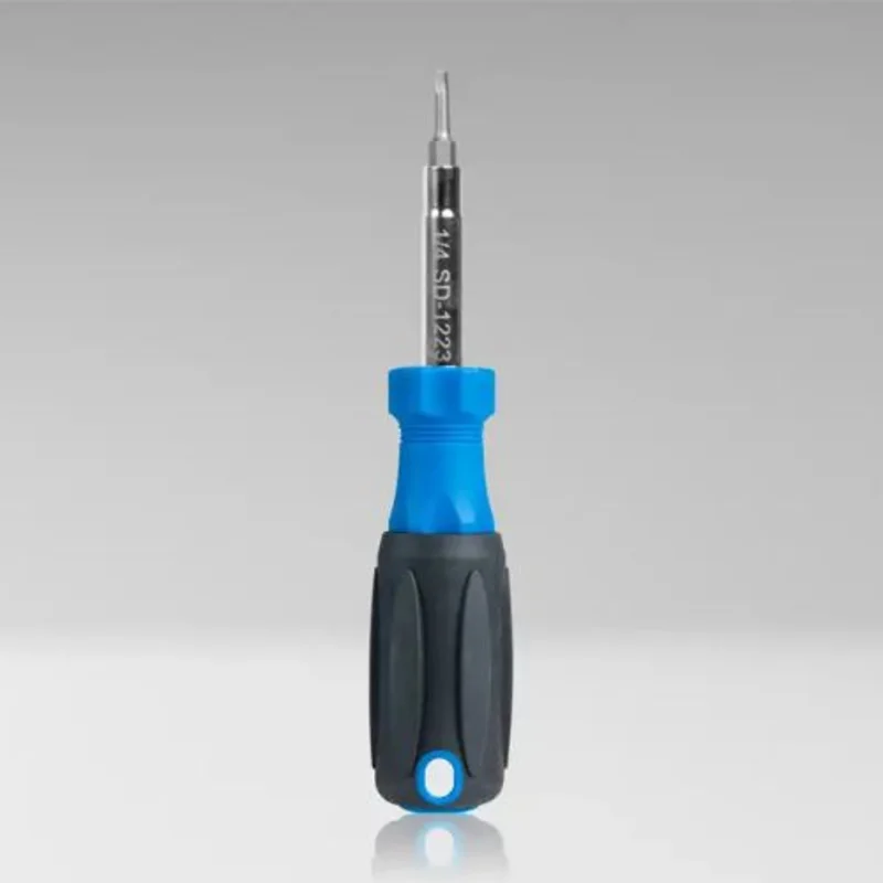 6-in-1 Phillips and Slotted and Robertson Bits with Multi-Bit Screwdriver SD-1223 (Pack of 4)