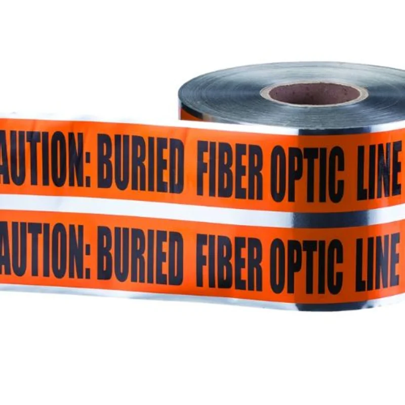 6 Inch 1000ft Detectable Underground Tape Orange 42-252