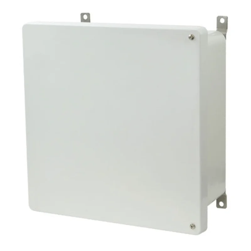 6 Inch Depth Fiberglass AM Series Solid Non Metallic Enclosure AM1226H