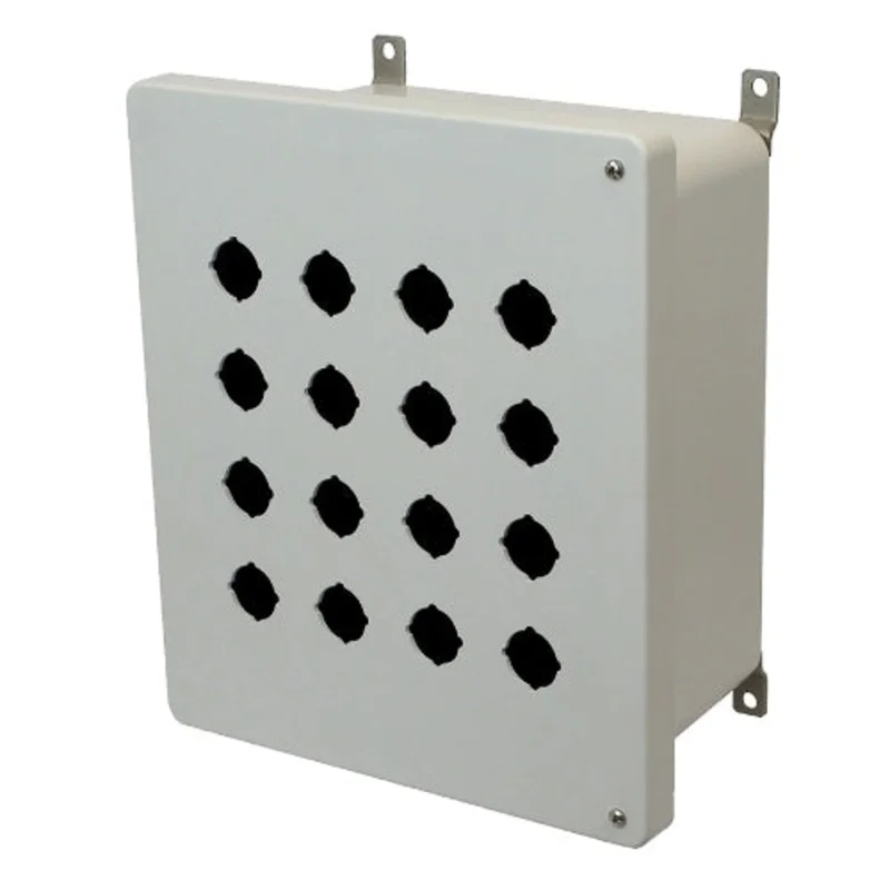 6 Inch Depth Polyester Wall Mount Push Button Enclosure AM1206HP16