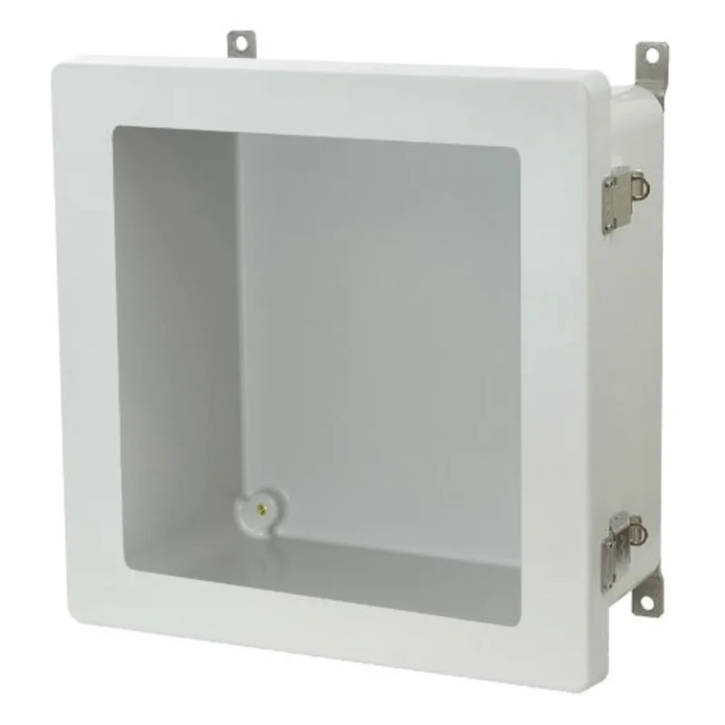 6 Inch Depth Stainless Steel Lockable Snap Latch Hinged Cover AM1226LW