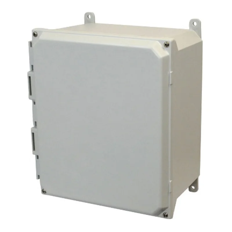 6 Inch Depth ULTRALINE AMU Series JIC Size Fiberglass Enclosure AMU1206