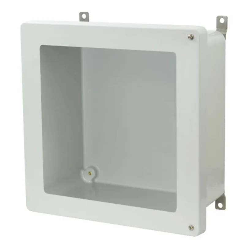 6 Inch Depth Wall Mount Fiberglass Enclosure AM1226HW