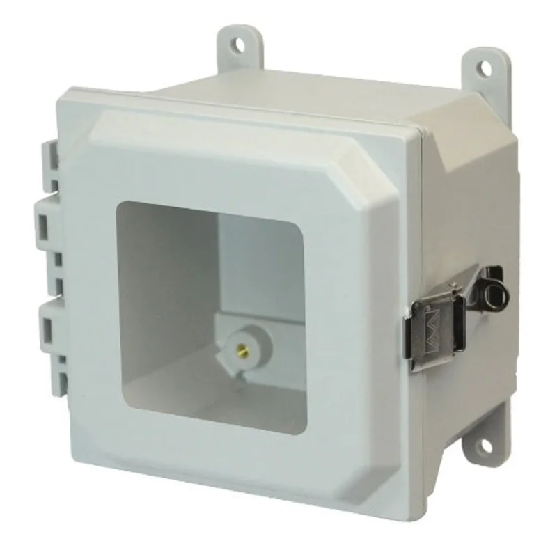 6 Inch Height Snap Padlocking JIC Size Fiberglass Enclosure AMU664LW