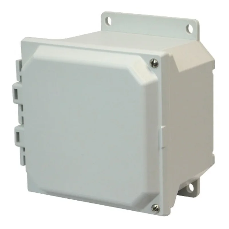 6 Inch Height Wall Mount Solid JIC Size Fiberglass Enclosure AMU664HF