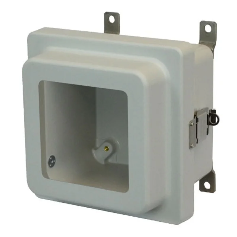 6 Inch Width AM-R Series JIC Size Fiberglass Enclosure AM664RLW
