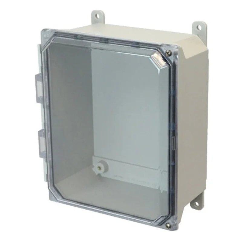 6 Inch Width Fiberglass Wall Mount Electrical Enclosure AMU864CCH