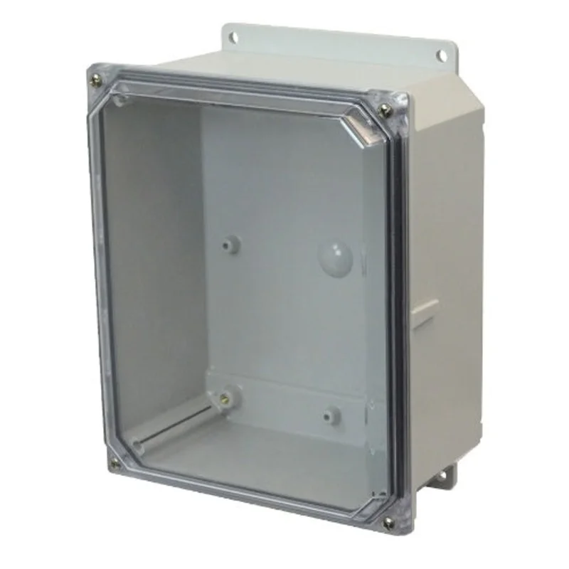 6 Inch Width POLYLINE AMP Series JIC Size Polycarbonate Enclosure AMP864CCF