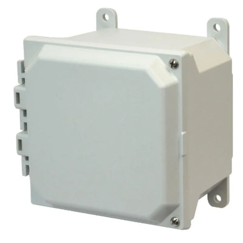 6 Inch Width Screw Wall Mount Fiberglass Enclosure AMU664H