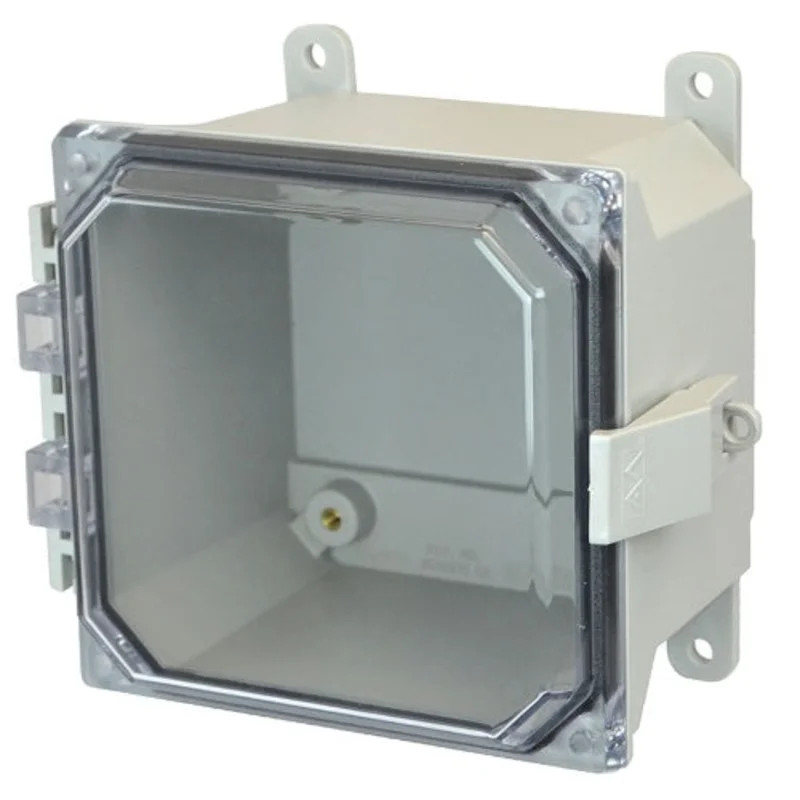 6 Inch Width Snap Fiberglass Wall Mount Electrical Enclosure AMU664CCNL