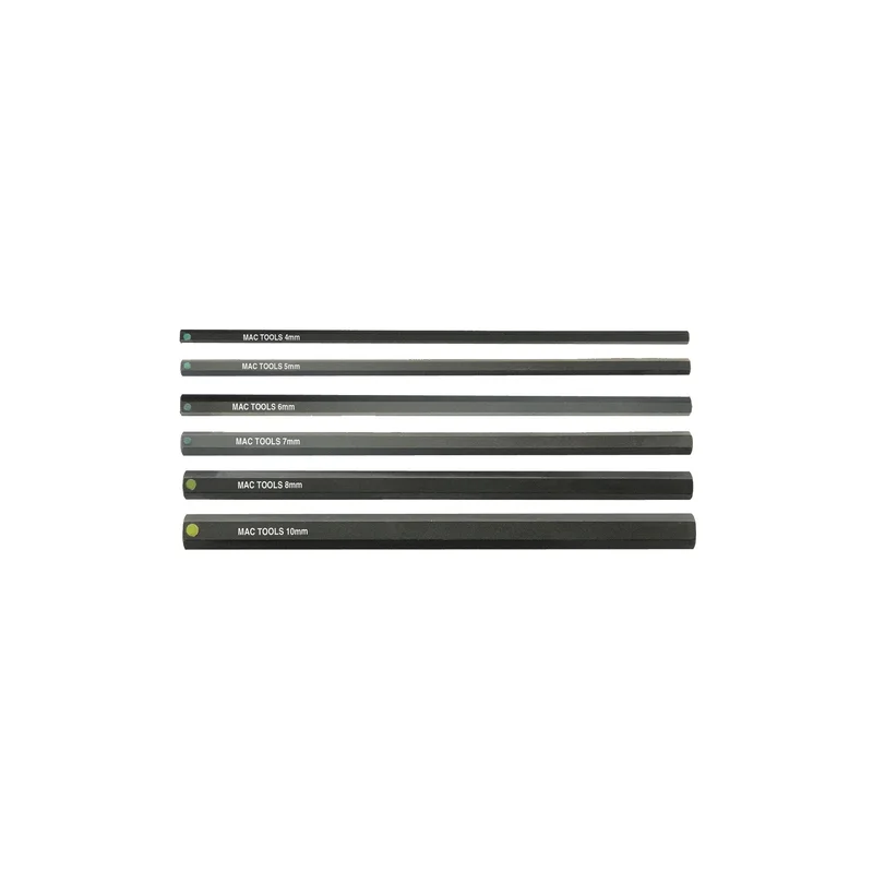 6-PC. Metric ProHold Hex Bit Set - 6"