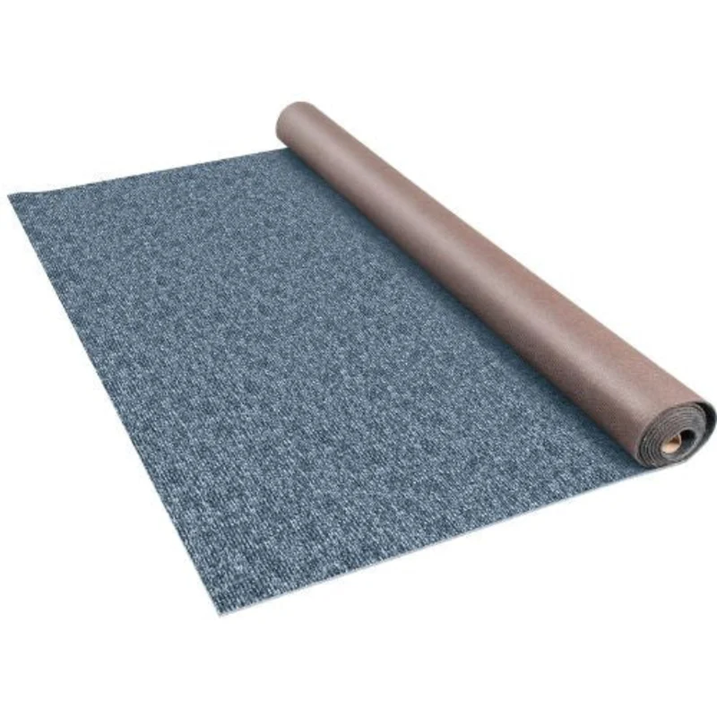 6 x 29.5' Ft Gray Marine Carpet Indoor and Outdoor Rugs for Patio Deck Anti-Slide TPR Water-Proof Back Outdoor Marine Carpeting Outdoor Carpet