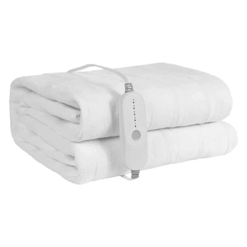 60" x 80" Queen Size Heated Mattress Pad Electric Bed Warmer with 5 Heat Settings, 10-Hour Auto Shut-Off, White