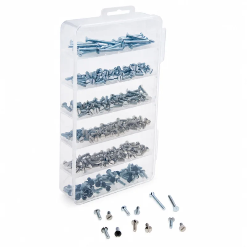 600 Piece Switch Plate Screw Assortment Kit for Electrical Wall Covers and Outlet SPK102