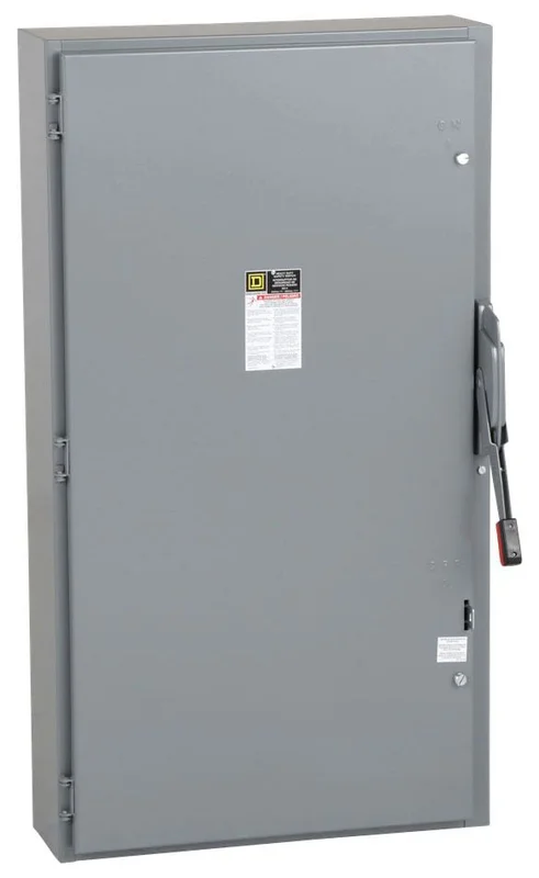 600A 240V 3 Pole Steel Disconnect and Safety Switch H326N
