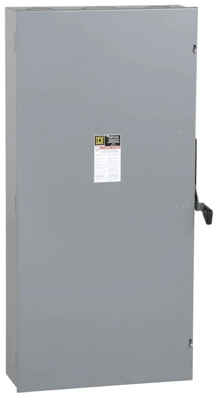 600A 240VAC 2 Pole Steel Single Throw Safety Switch D226N