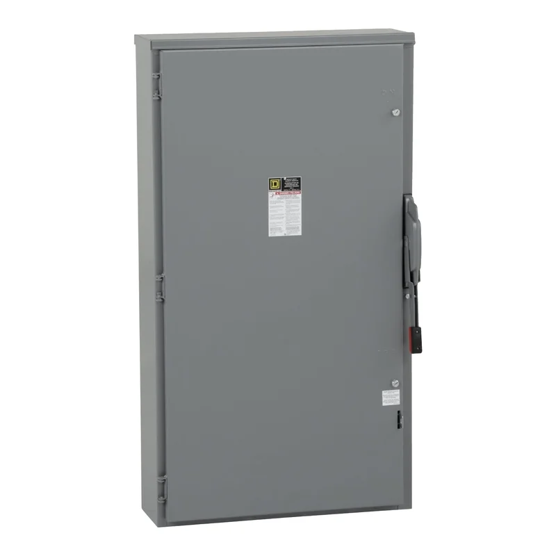 600A 600VAC 600VDC 4 Wire Single Throw Steel Heavy Duty Safety Switch HU366NR