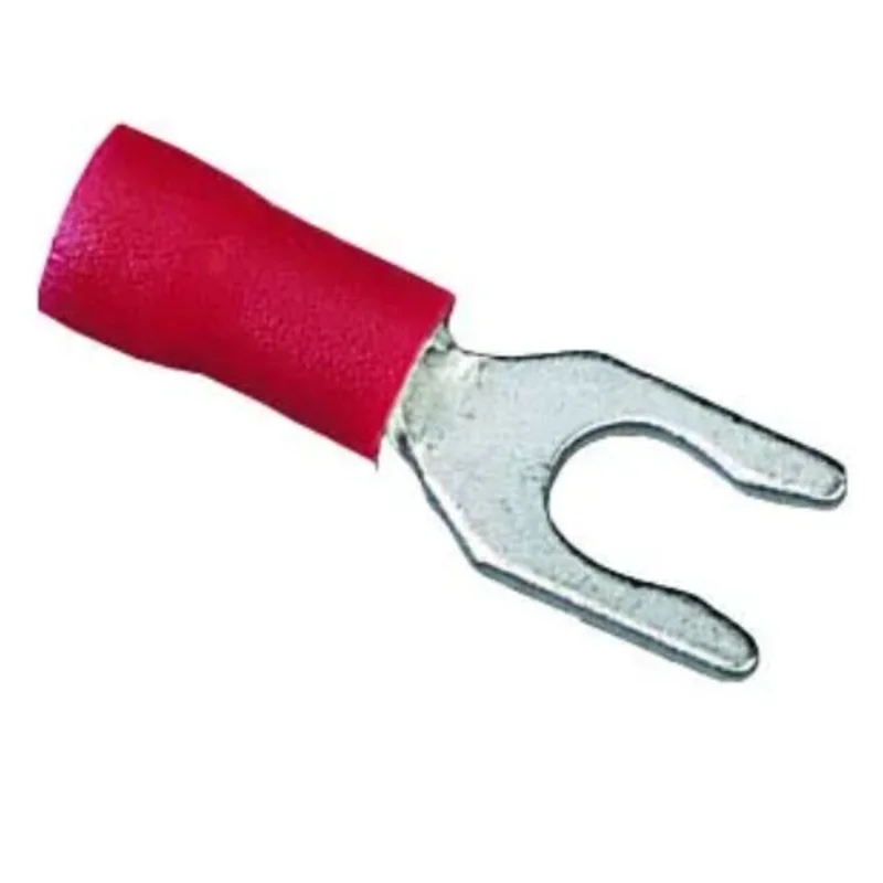 600V 75C 22 to 18 AWG Insulated Snap Vinyl Spade Terminal Tin Plated Brass 83-7031
