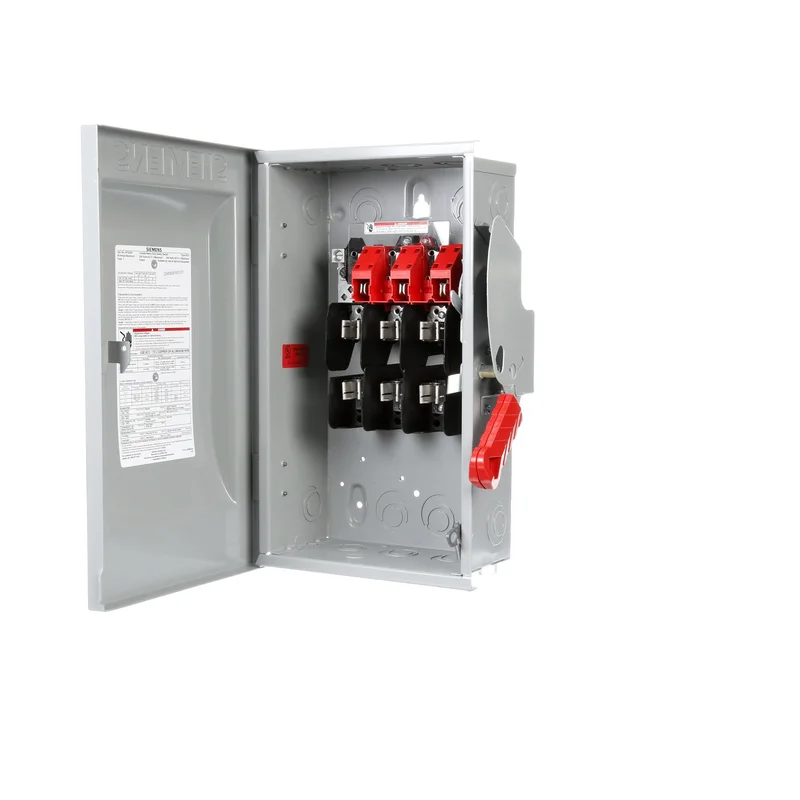 60A 250VDC 3 Phase Steel Single Throw Safety Switch HF322N