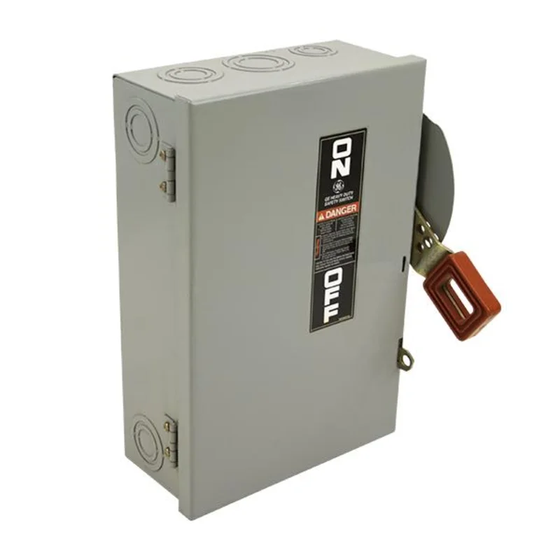 60A 600V 200KA Fusible Steel General Electric Safety Switch TH3362J