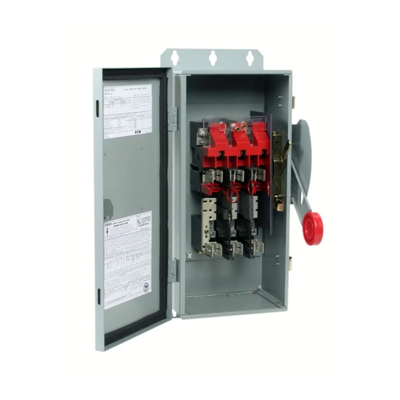 60A 600V 200KA NEMA 3R Heavy Duty Receptable Safety Switch DH362FDK