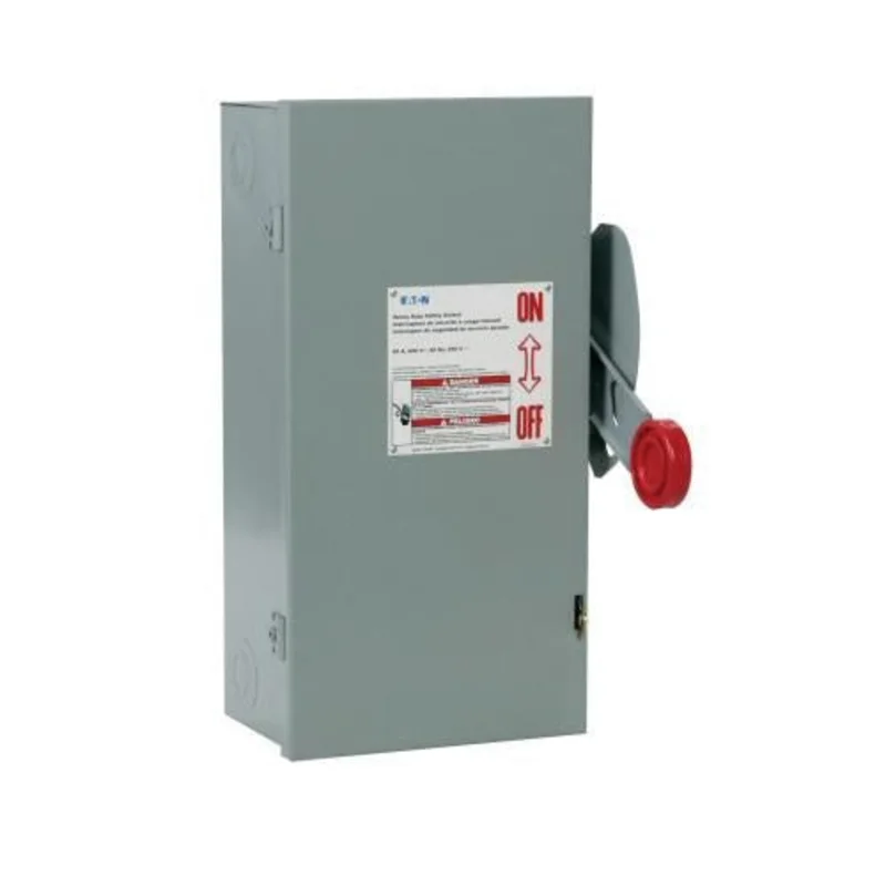 60A 600V 3 Pole Surface Steel Heavy Duty Safety Switch DH362UGK