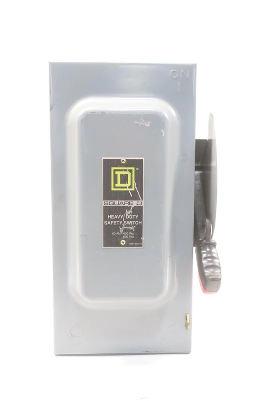 60A 600V 3 Wire NEMA 12K Surface Heavy Duty Safety Switch HU362A