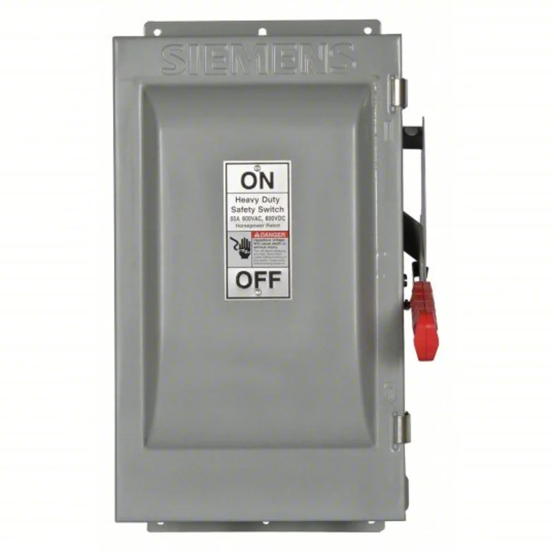60A 600VAC 200KA 3 Pole Heavy Duty Safety Switch HNF362J