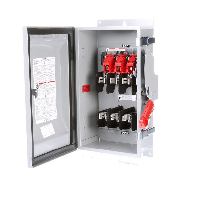 60A 600VAC 200KAIC 3 Pole Heavy Duty Safety Switch HF362J
