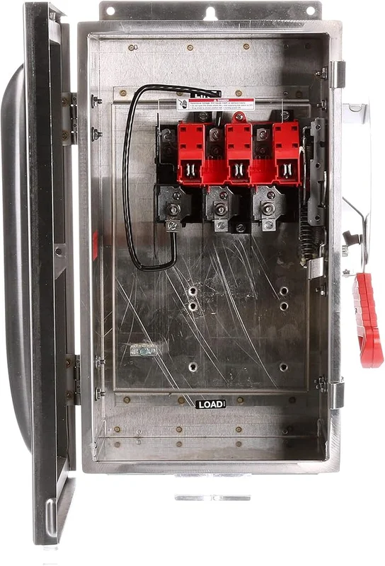 60A 600VAC 200KAIC Steel Heavy Duty Safety Switch HNF262S