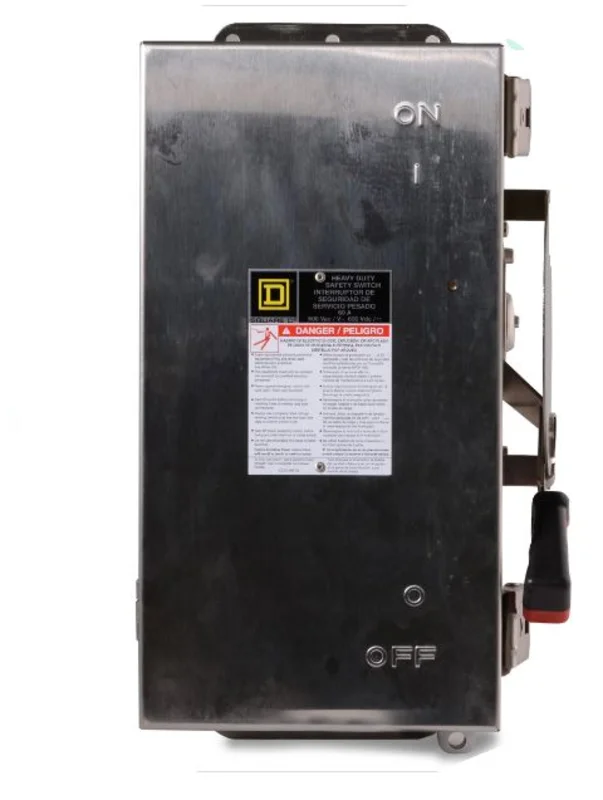 60A 600VAC 3 Pole Heavy Duty Safety Switch HU362DS