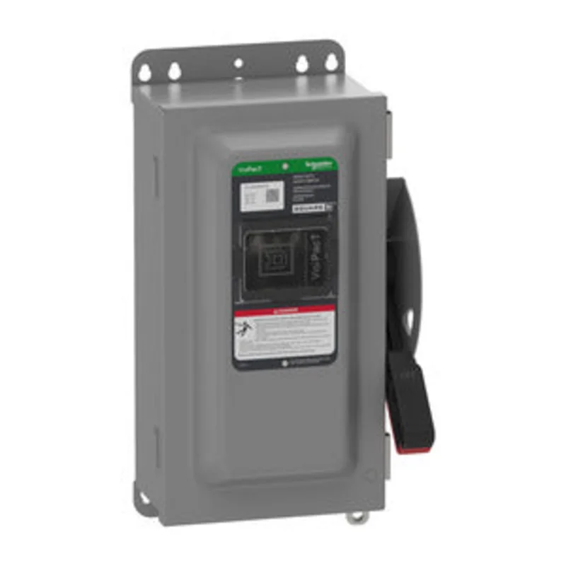 60A 600VAC 3 Pole Steel Heavy Duty Safety Switch VHU362AWKGL