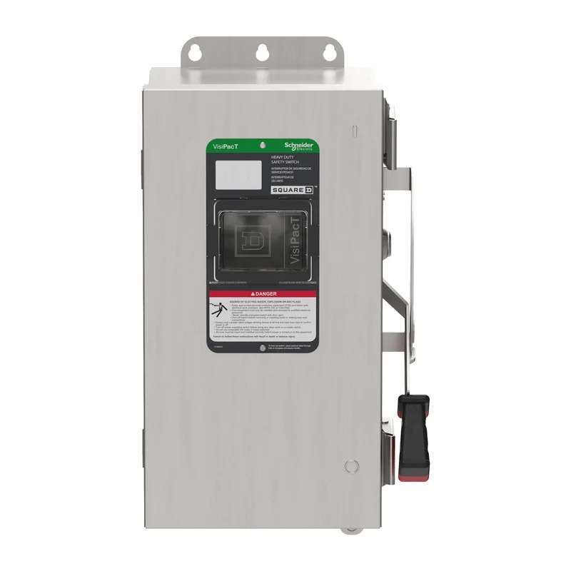 60A 600VAC 3 Wire Single Throw Heavy Duty Safety Switch VHU362DSGL