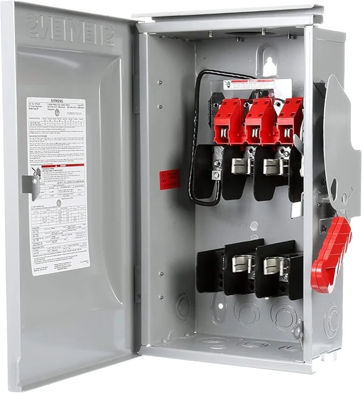 60A 600VAC 600VDC 2 Pole Heavy Duty Safety Switch HF262R
