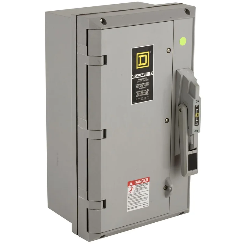 60A 600VDC 3 Pole Single Heavy Duty Safety Switch HU362DX