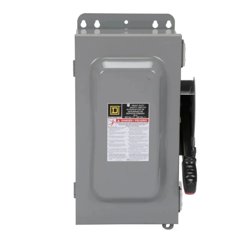 60A 600VDC 3 Wire Steel Safety Switch H362A