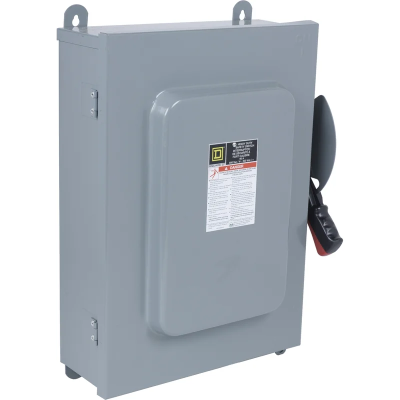 60A 600VDC 6 Pole 6 Wire Non Fusible Heavy Duty Safety Switch HU662AWK