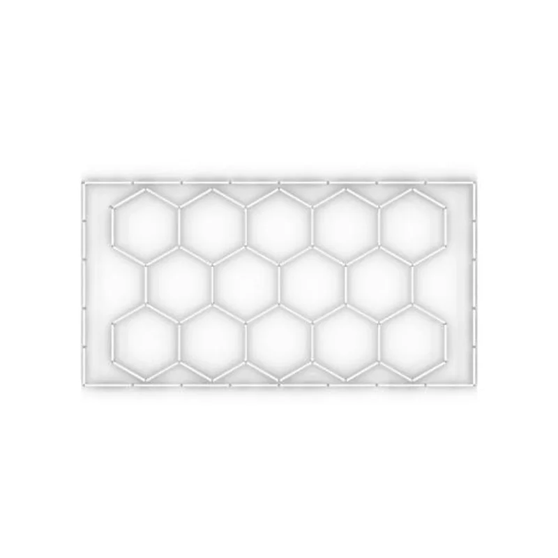 6500K 14 Grid Systems Ultra Brigh Honeycomb LED Garage Ceiling Lighting Fixture Kit