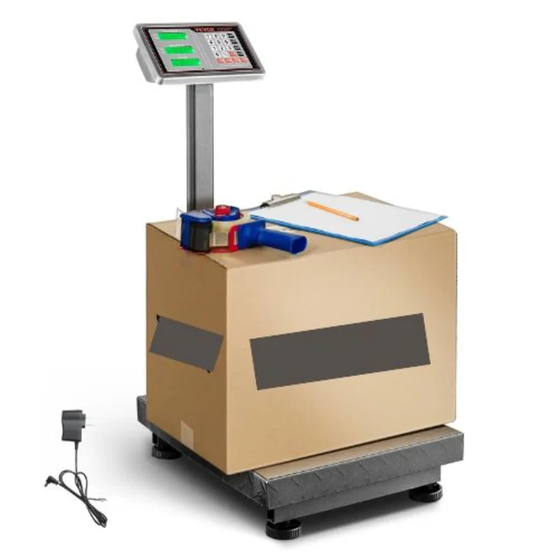 660 lbs Computing Digital Platform Scale High-Definition Display for Boxes Luggages FCC
