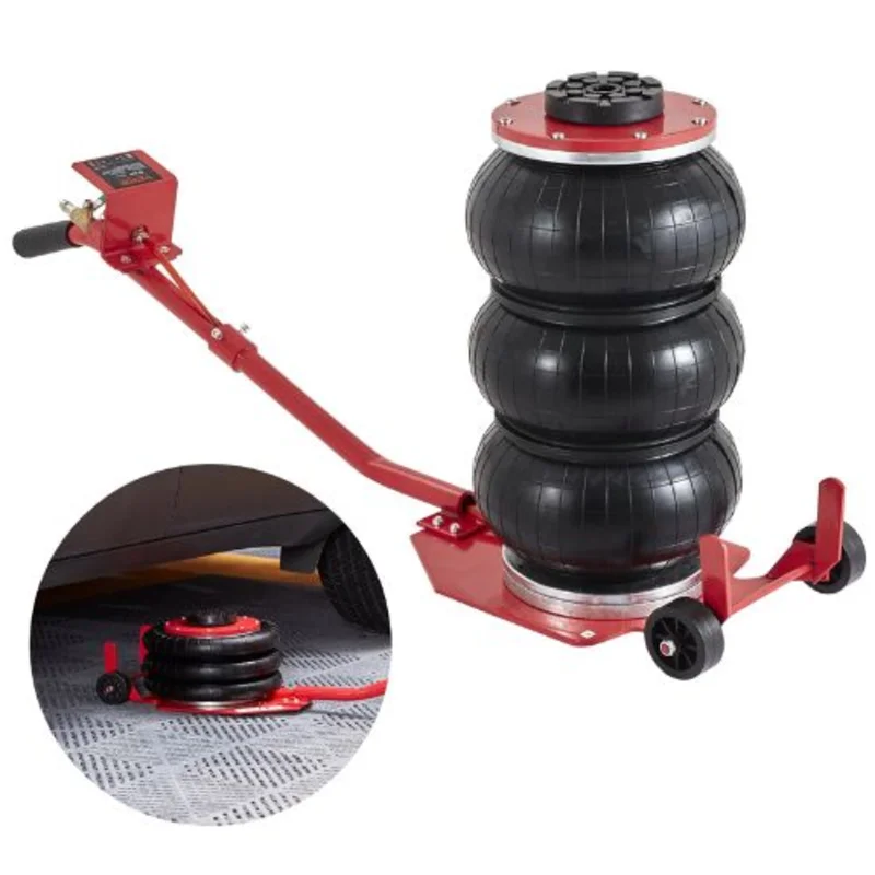 6600 lbs Triple Bag Air Jack for Cars Garages Repair ZG-E2
