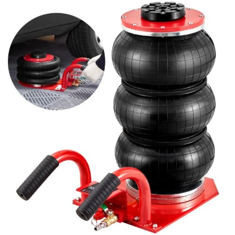 6600 lbs Triple Bag Air Jack for Cars Garages Repair ZG-G