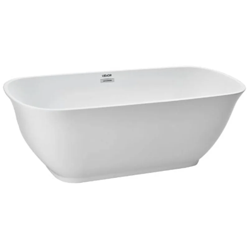 67 Inch Acrylic Freestanding Bathtub for Modern Bathroom or Remodel Projects D-9080