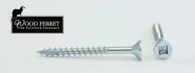 6X1-1/2" Square Drive Flat Head Screw
