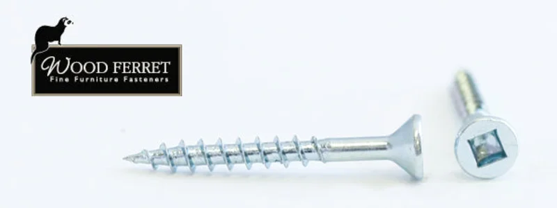 6X1-1/4" Square Drive Flat Head Screw